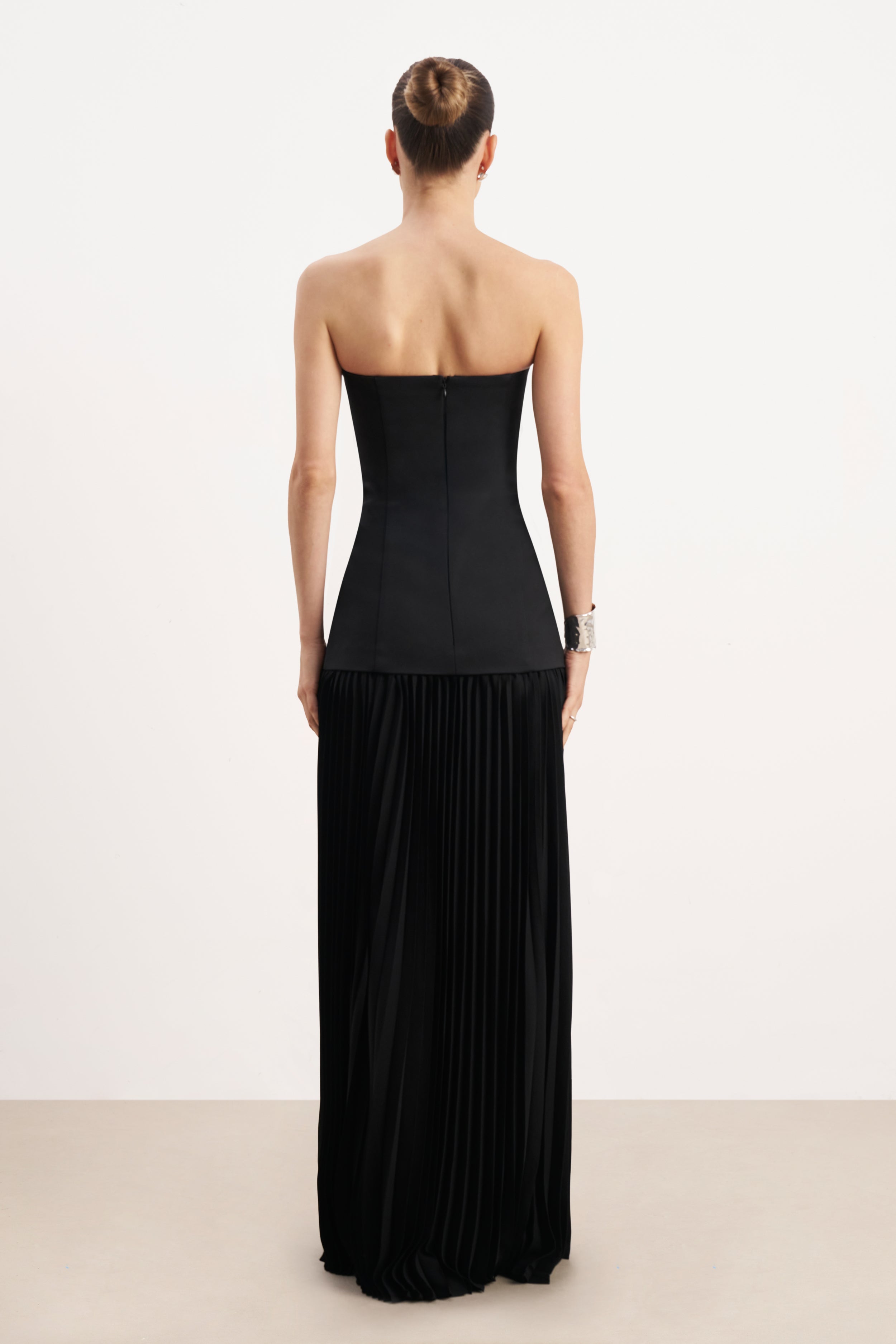 Structured Bodice Gown - Black