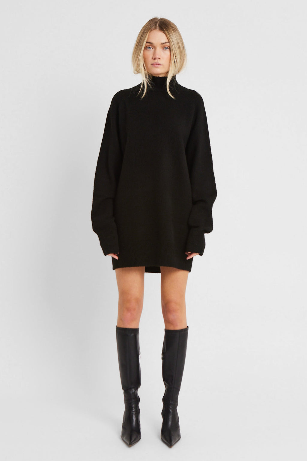 Roll neck cheap jumper dress zara