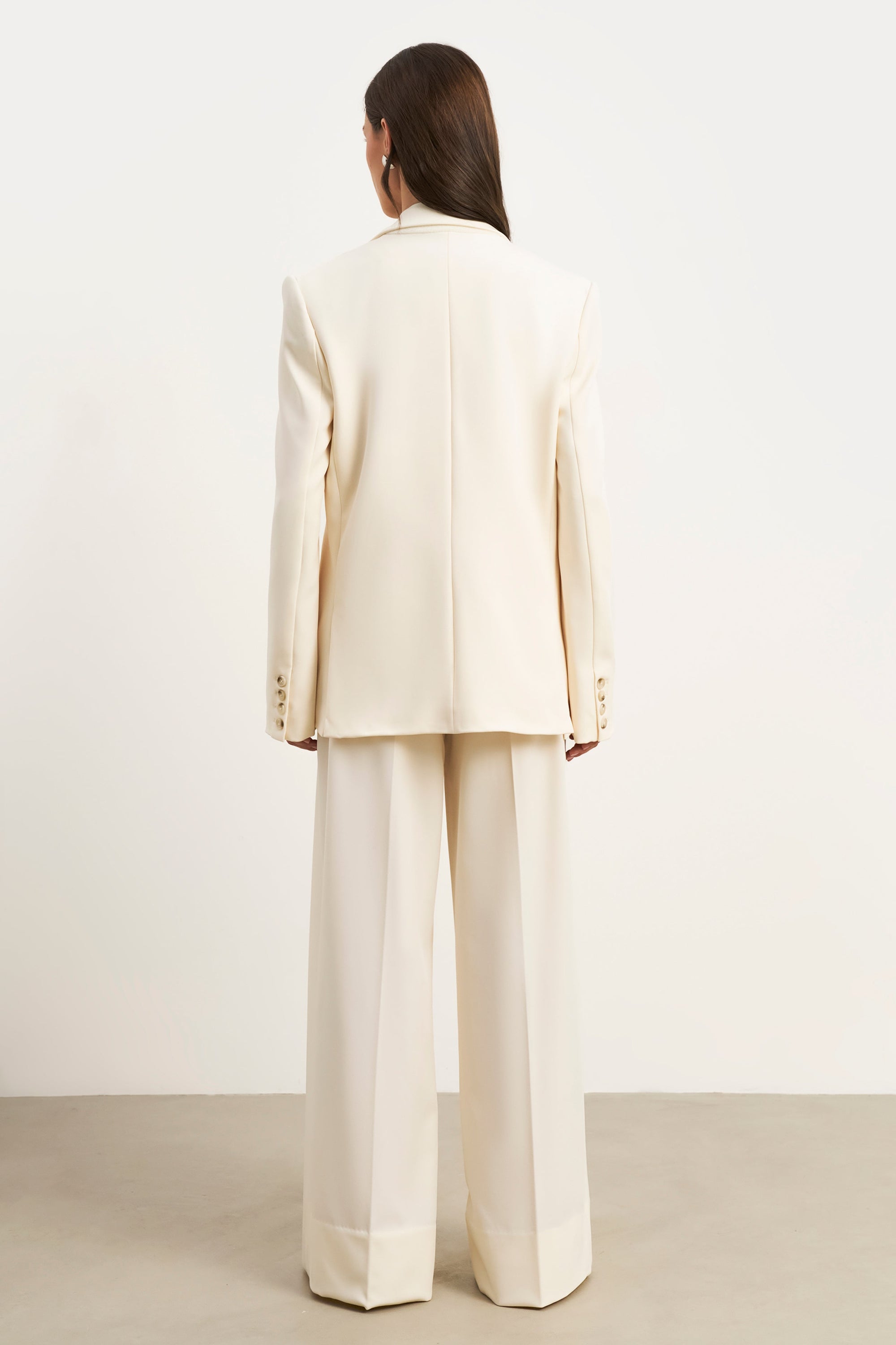 Pleated Ultra Wide Leg Trousers