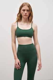 Base Sculpting Cami Bra - Forest Green