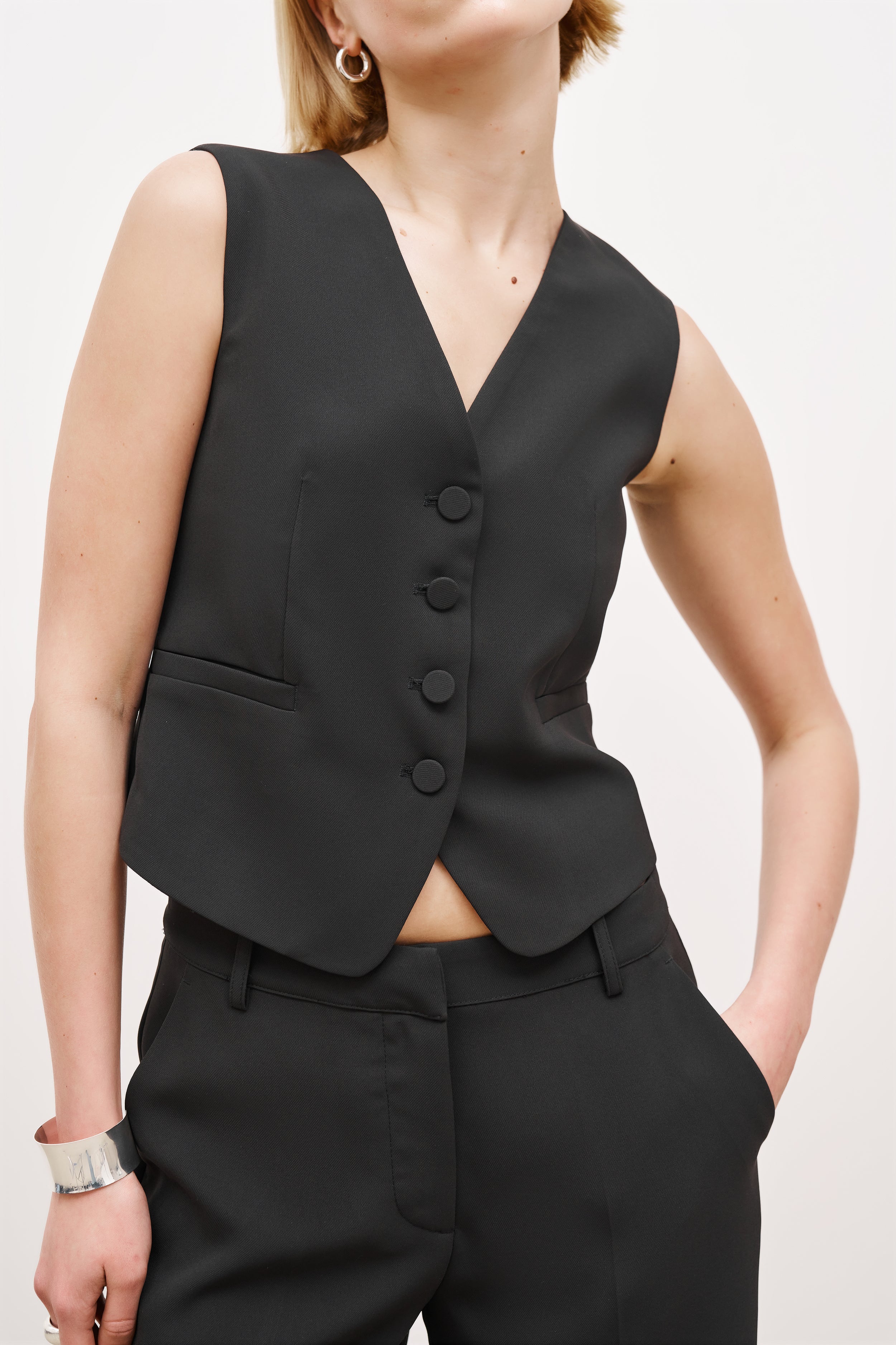 Effortless Waistcoat - Black