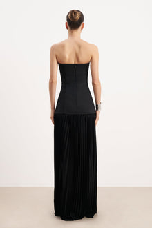 Structured Bodice Gown - Black