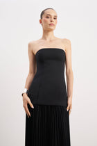Structured Bodice Gown - Black