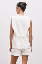 Oversized Waistcoat - Ivory