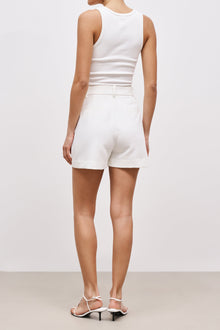 Tailored Bermuda Shorts - Ivory