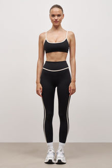 Base Contrast Trim Leggings - Black/Tofu