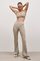 Base Sculpting Flared Leggings - Taupe