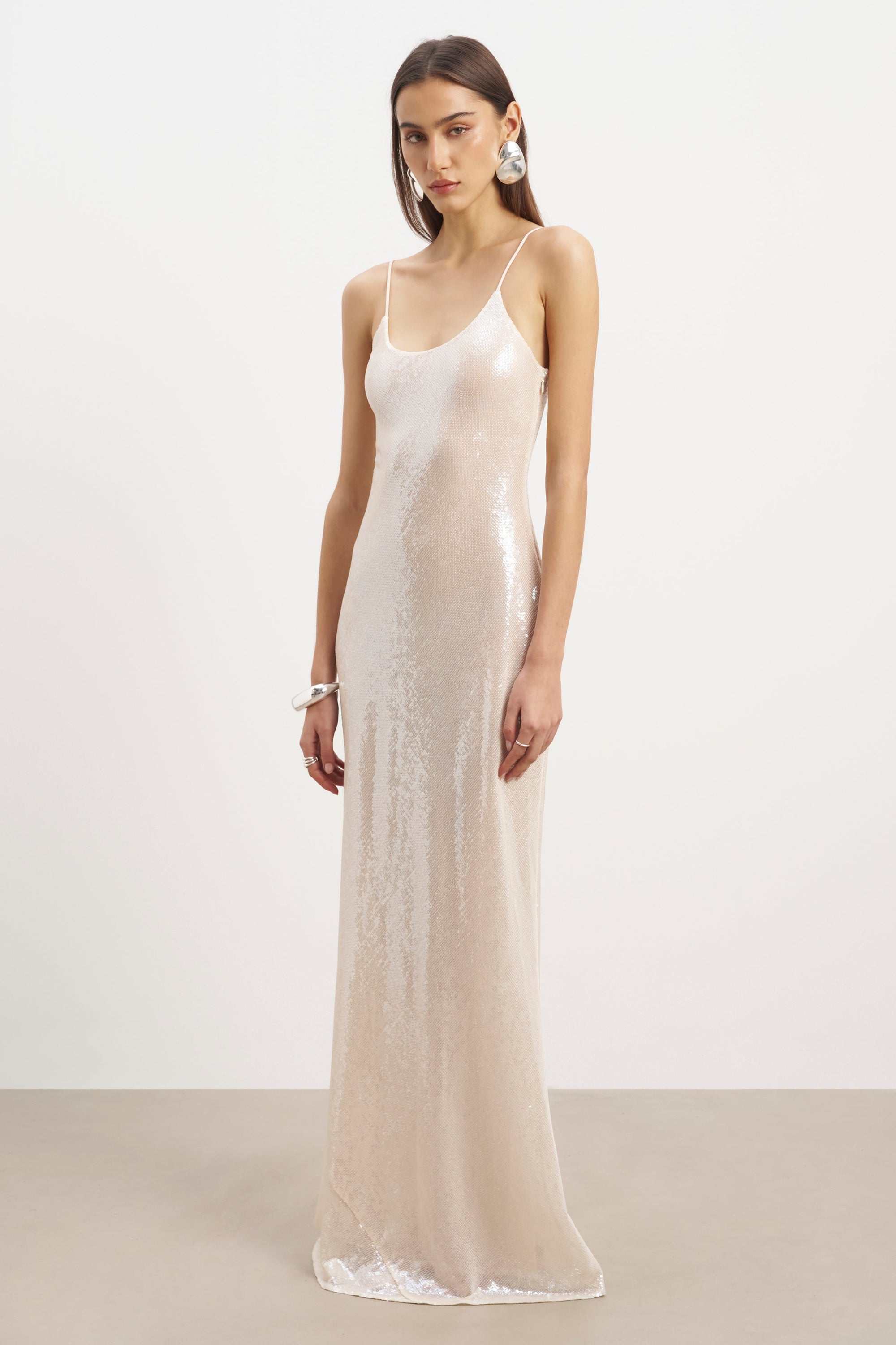 camisole maxi dress Sequin Camisole Maxi Dress
