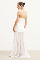 Structured Bodice Gown - White