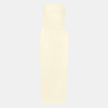 Strapless Ruched Midaxi Dress - Buttermilk