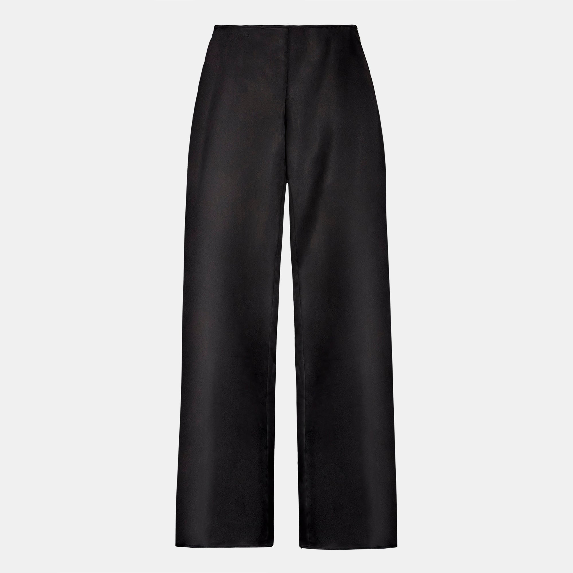 Formal Satin Straight Leg Trousers - Black | BOA US Formal Satin Straight Leg Trousers - Black | BOA US