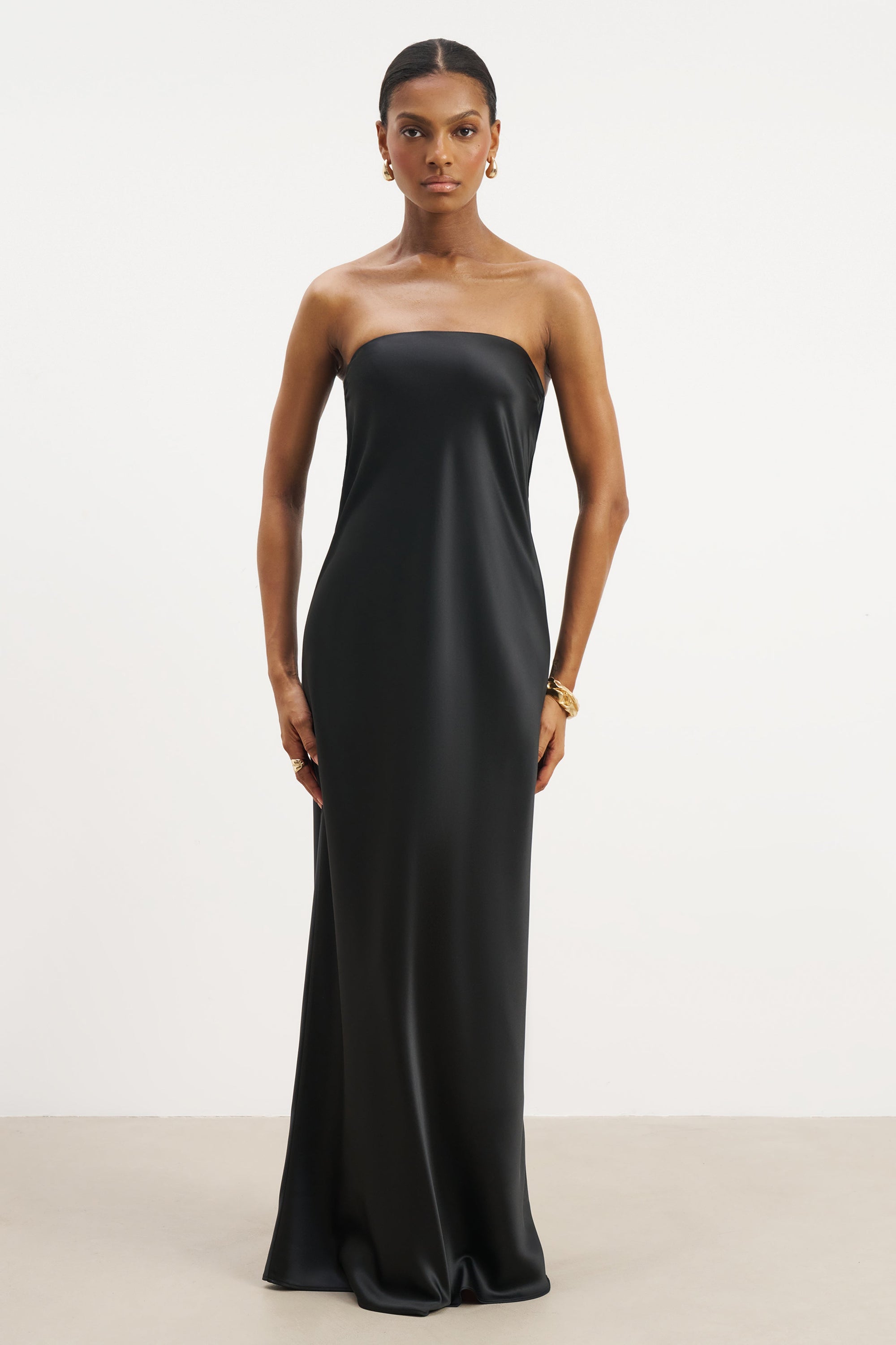 cowl back satin maxi dress Navy Cowl Back Satin Maxi Dress