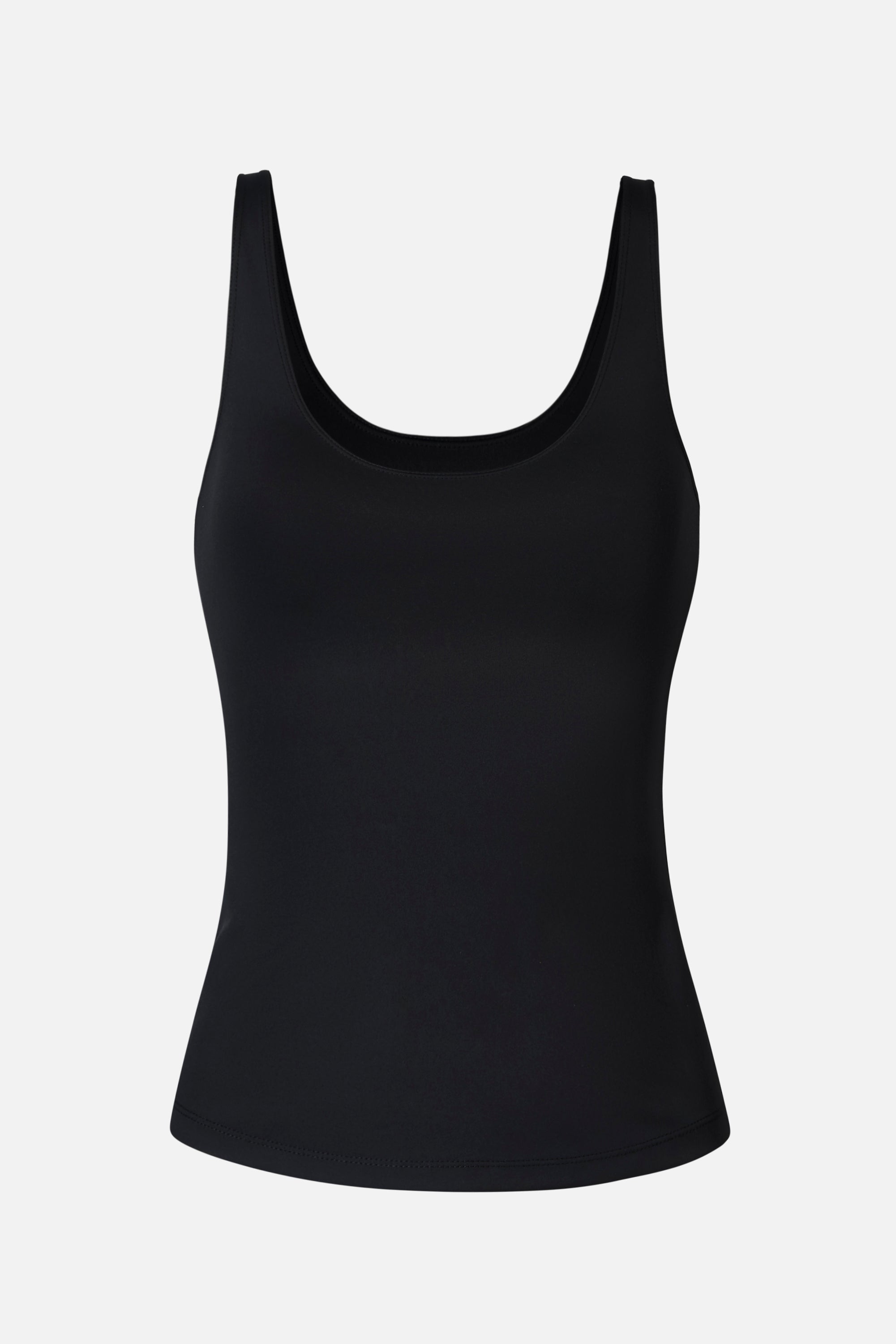 Scoop Neck Tank Top - Black | BOA US