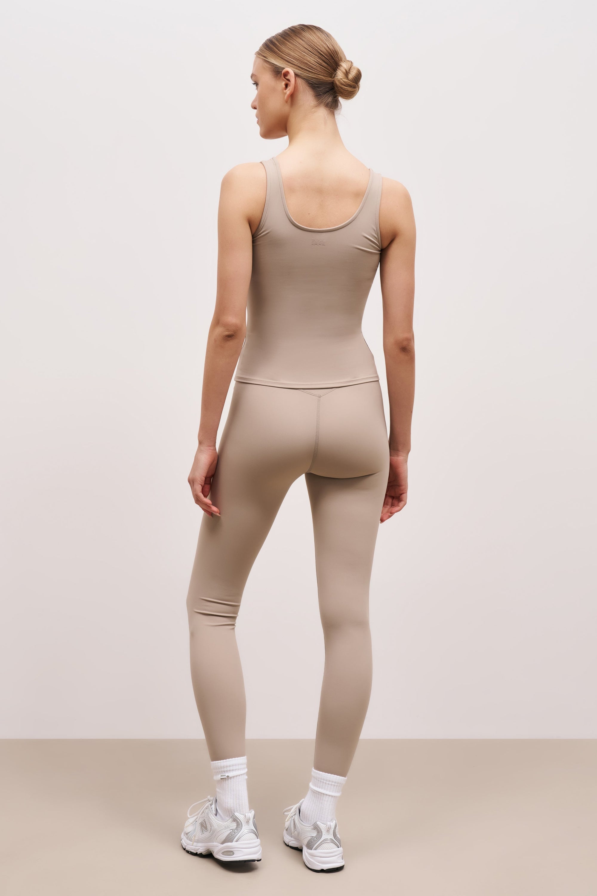 Base Sculpting Tank Top - Taupe