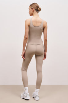 Base Sculpting Tank Top - Taupe