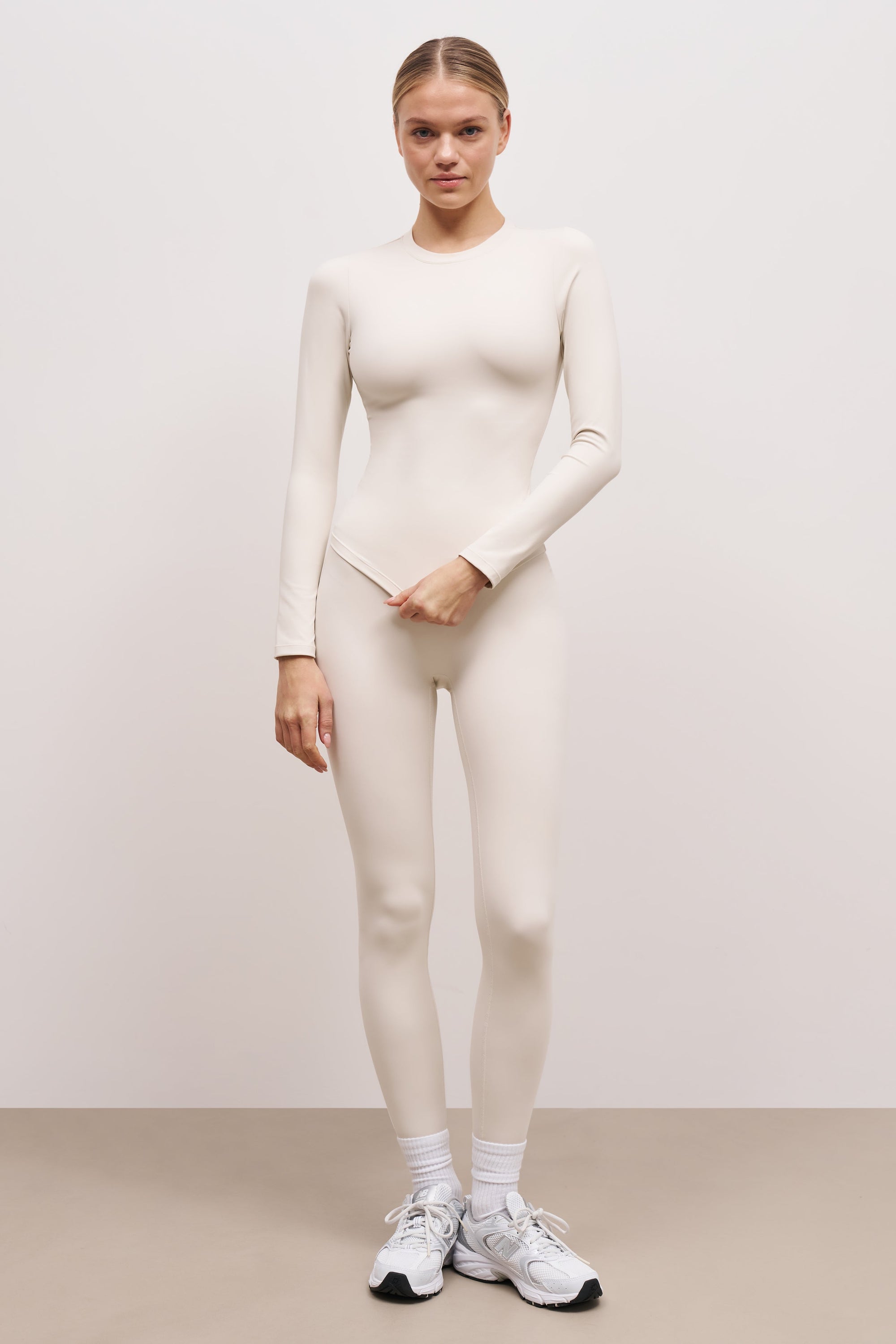 Base Sculpting Long Sleeve Top - Tofu