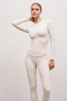 Base Sculpting Long Sleeve Top - Tofu