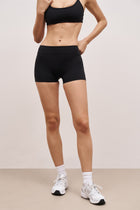 Base Sculpting Mini Shorts - Black