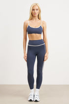 Base Contrast Trim Cami Bra - Midnight Blue/Tofu