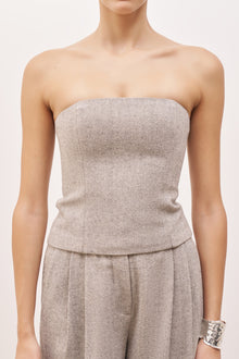 Herringbone Strapless Bodice - Herringbone