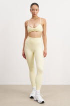 Base Sculpting Skinny Ruched Bra - Buttermilk