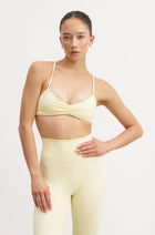 Base Sculpting Skinny Ruched Bra - Buttermilk