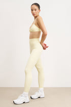 Base Sculpting Skinny Ruched Bra - Buttermilk