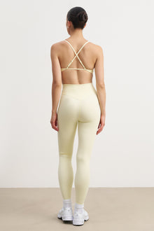 Base Sculpting Skinny Ruched Bra - Buttermilk