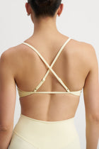 Base Sculpting Skinny Ruched Bra - Buttermilk