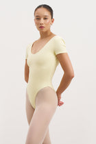 Base Sculpting Cross Back Bodysuit - Buttermilk