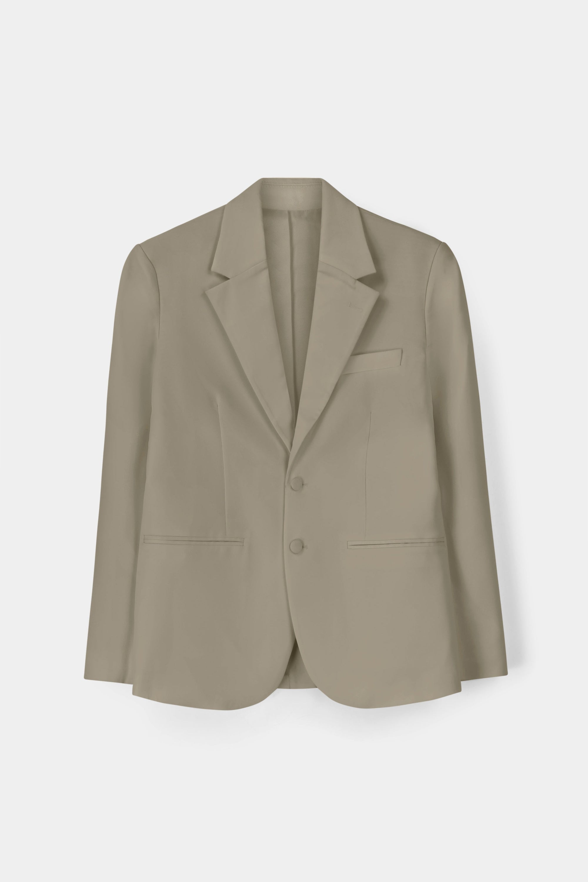 Oversized Single Breasted Blazer - Antique Sage