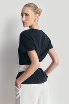 Classic V Neck T Shirt - Black