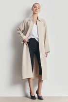 Clean Cut Longline Driving Coat - Stone