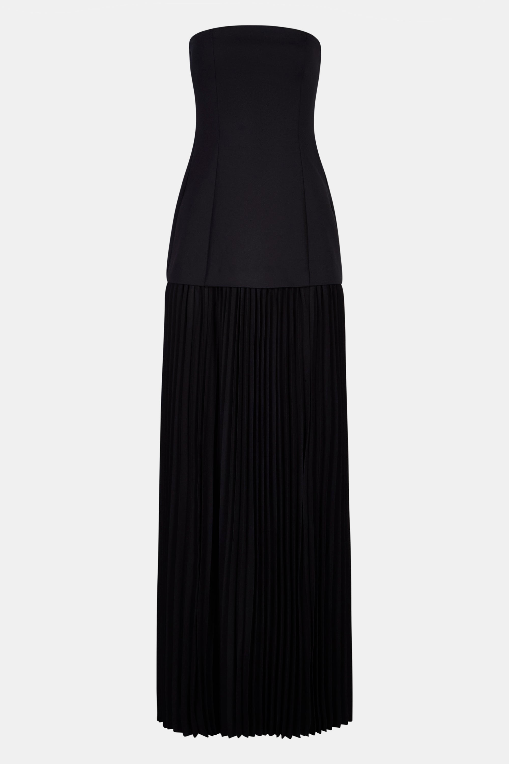 Structured Bodice Gown - Black