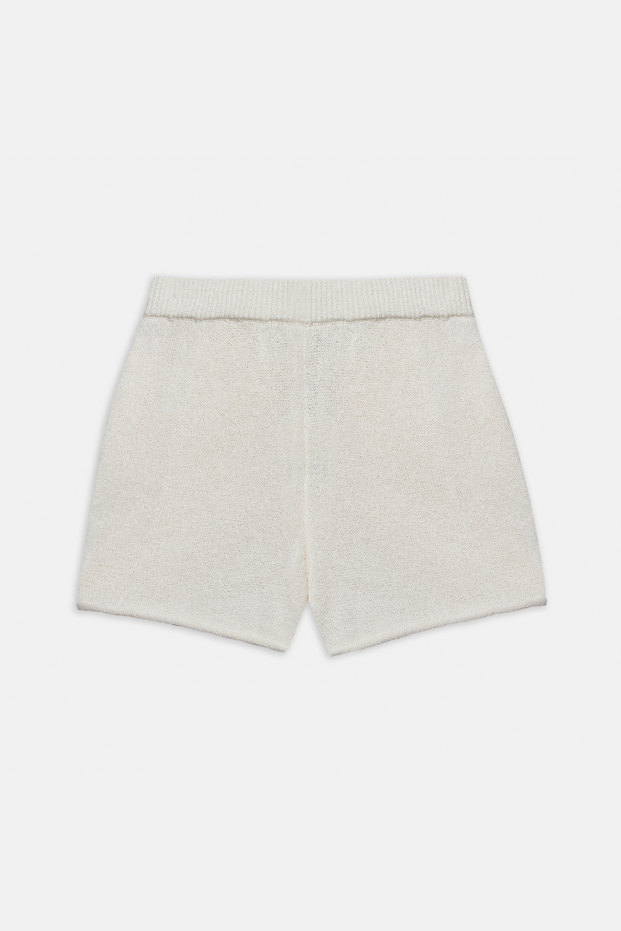 Crochet Knit Shorts - Cream