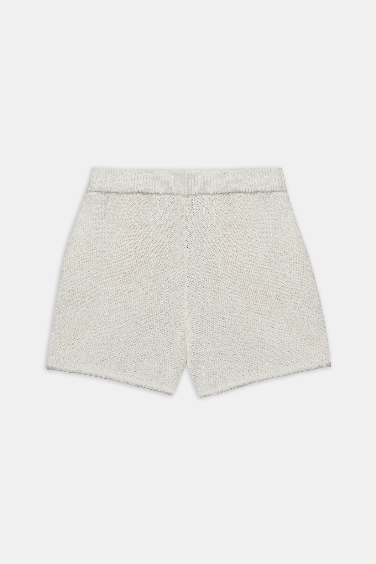 Crochet Knit Shorts - Cream
