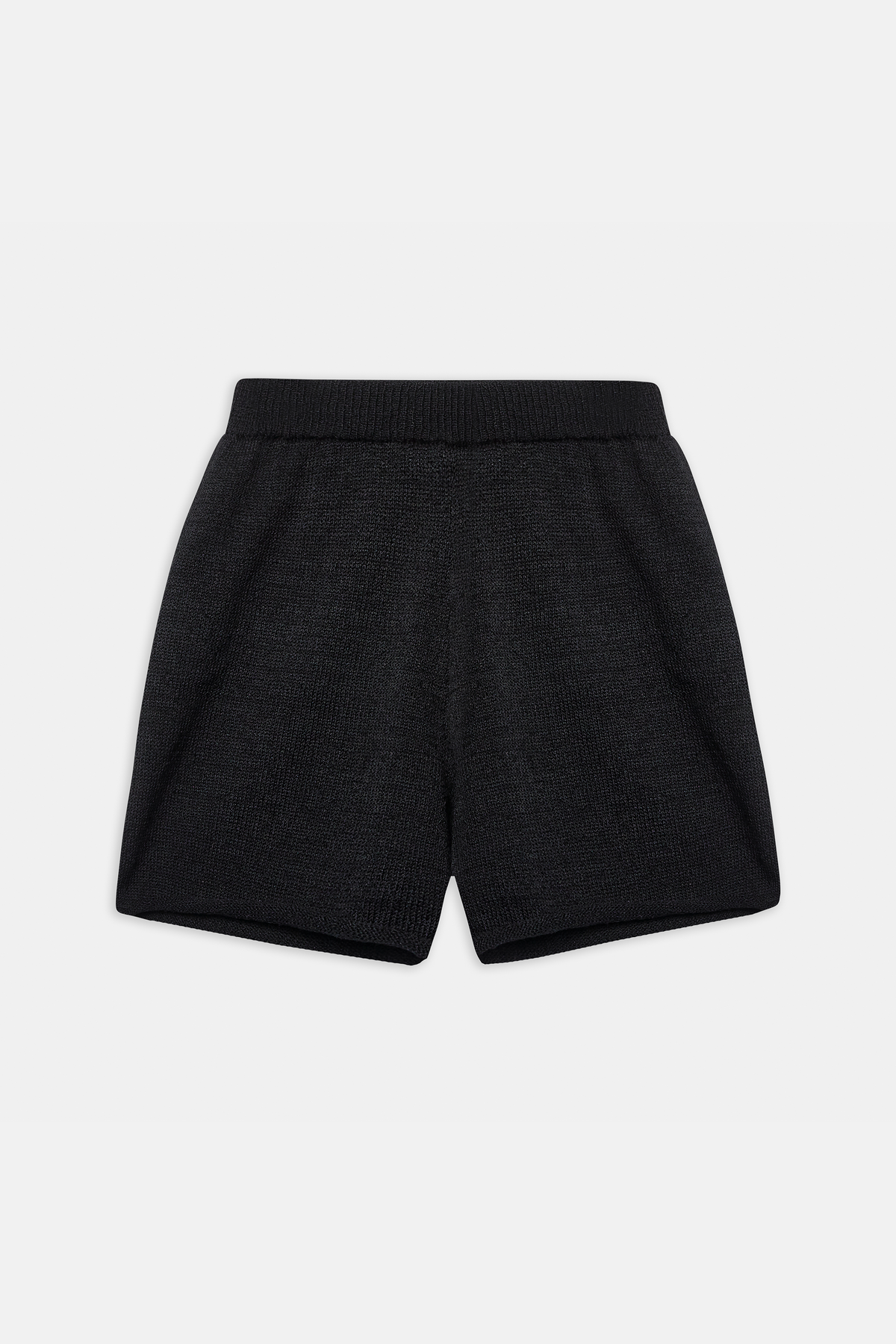 Crochet Knit Shorts - Black