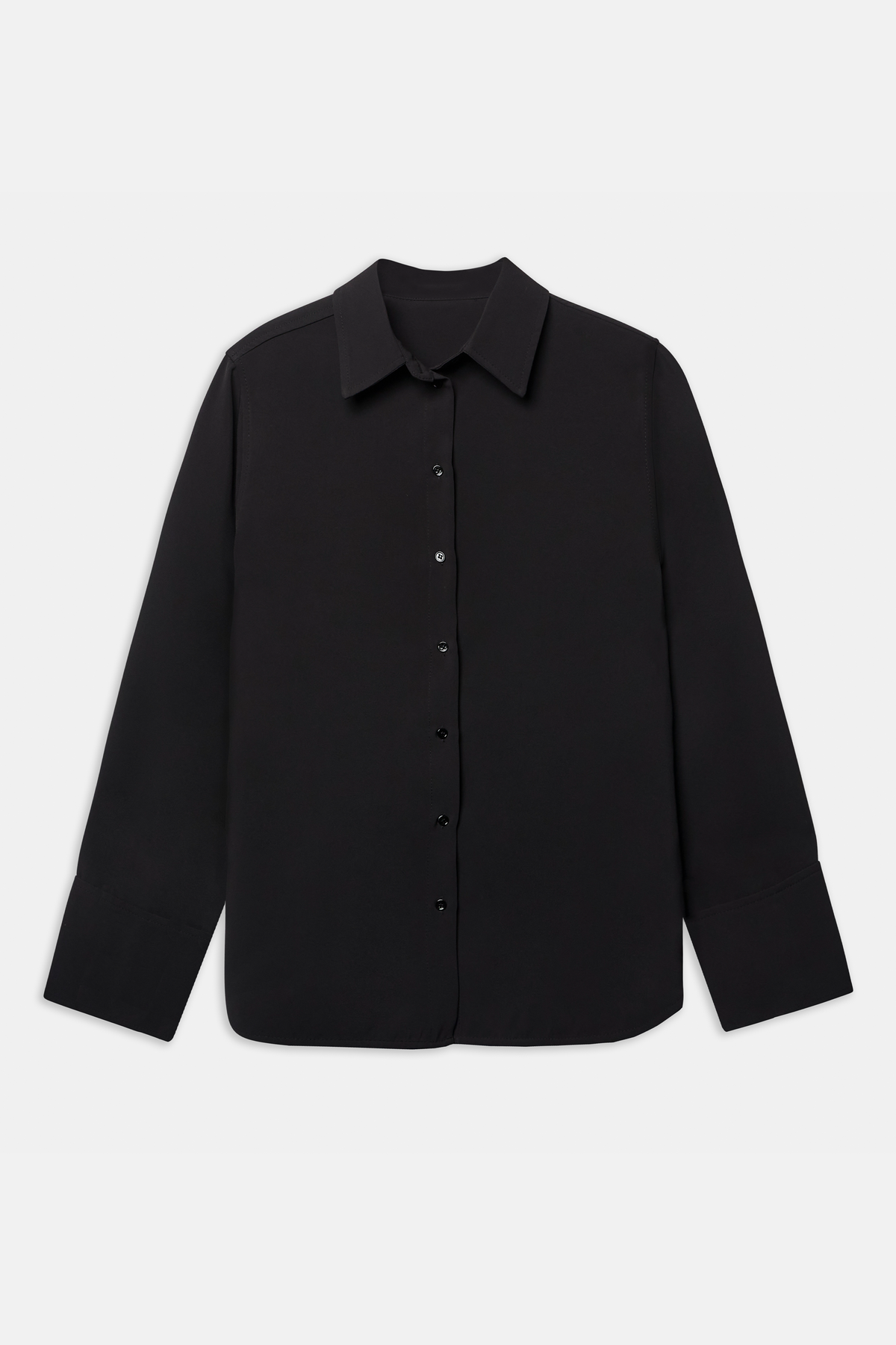 Effortless Oversized Shirt - Black