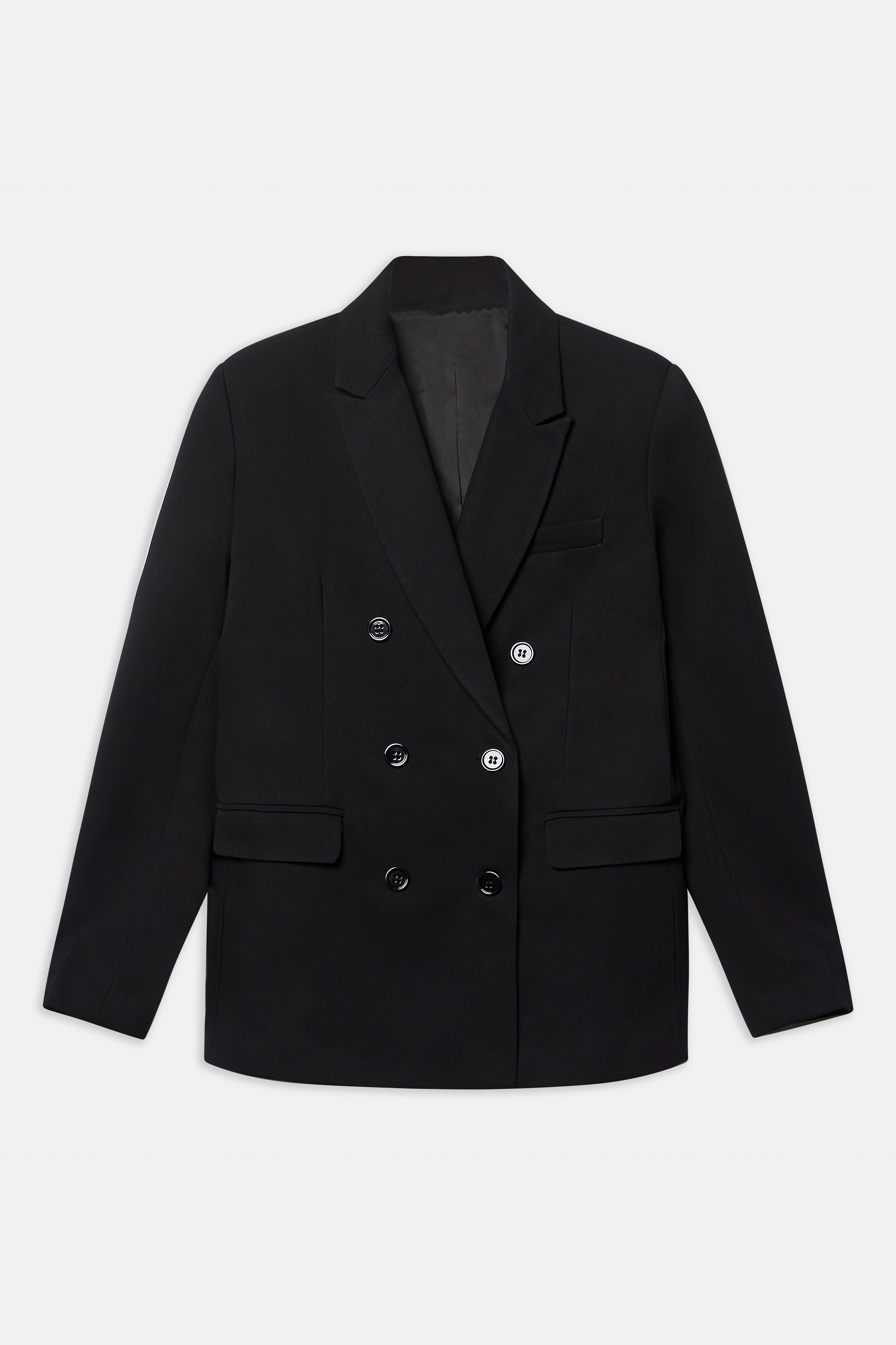 Formal Double Breasted Blazer - Black