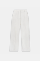 Formal Straight Leg Trousers - Cream