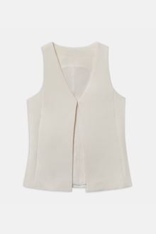 Hook & Eye Waistcoat - Cream