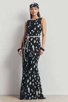 Chiffon Scarf - Abstract Dot