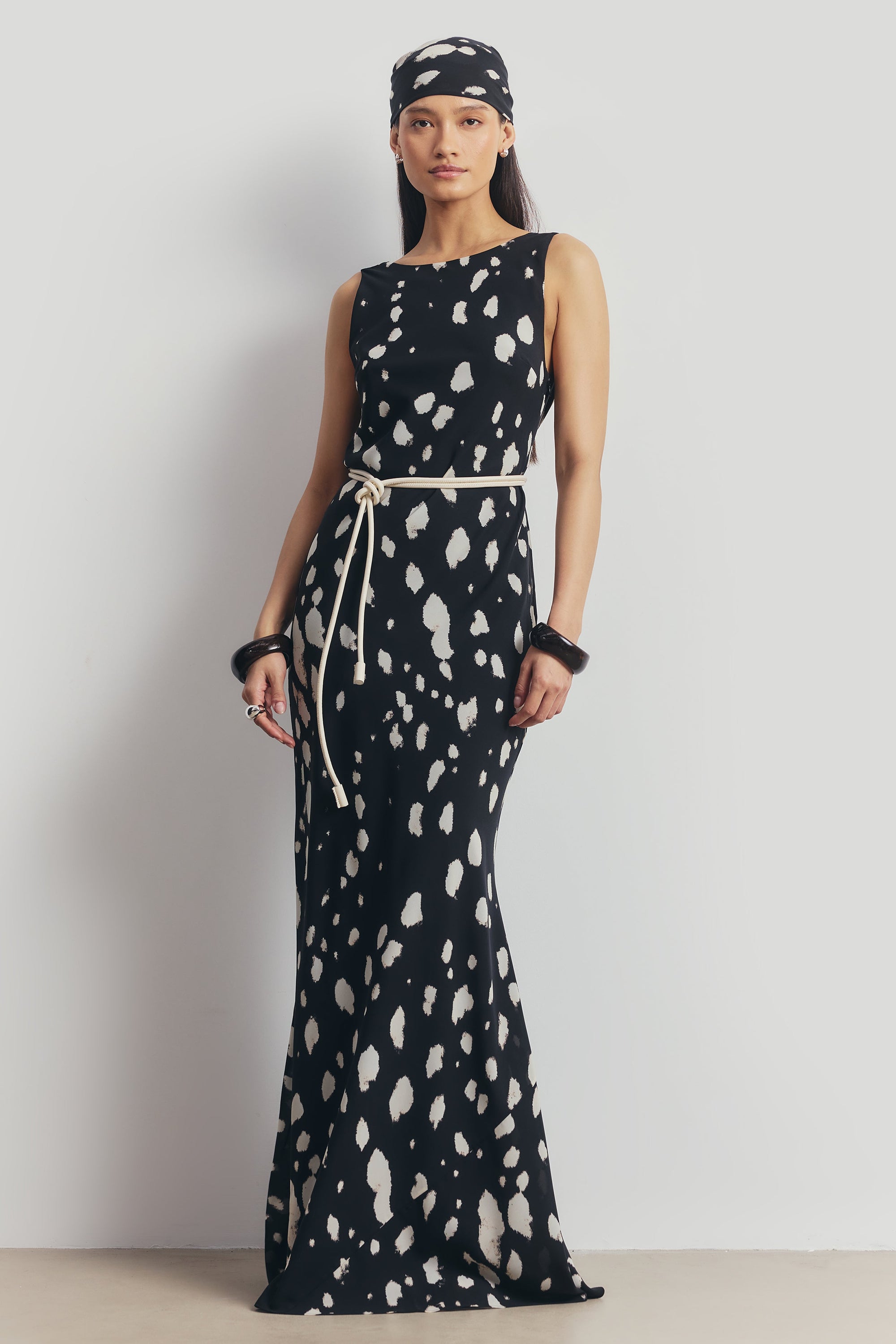 Chiffon Scarf - Abstract Dot