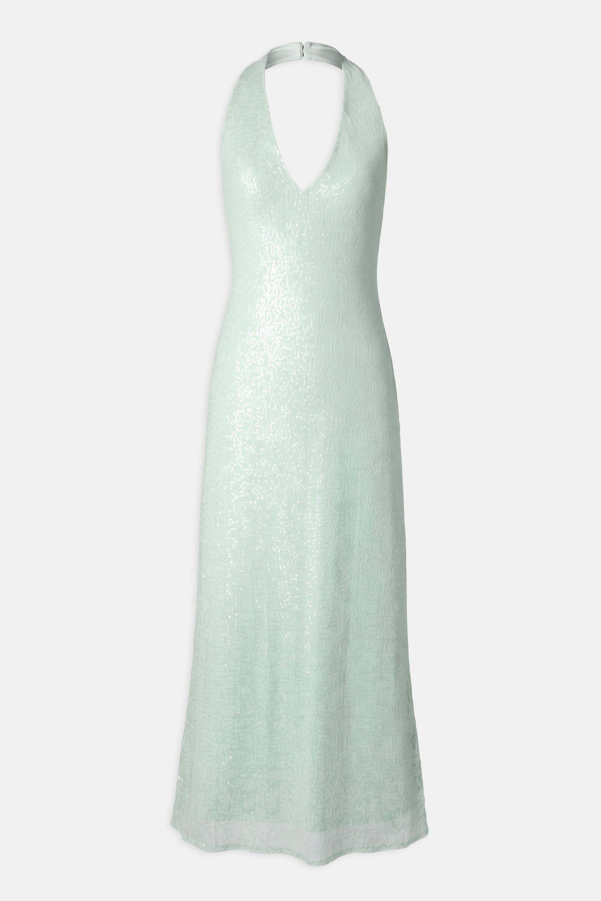 plunge v neck sequin dress Plunging V Neck Bodice With Layered Teardrop Sequins
