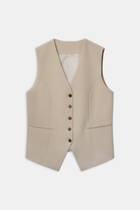 Oversized Waistcoat - Sand