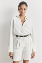 Effortless Oversized Shirt - White