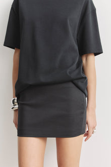Tailored Micro Mini Skirt - Black