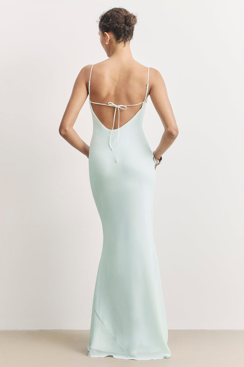 ruched chiffon maxi dress product info and reviews SAME Ruched Chiffon Dress | Gold