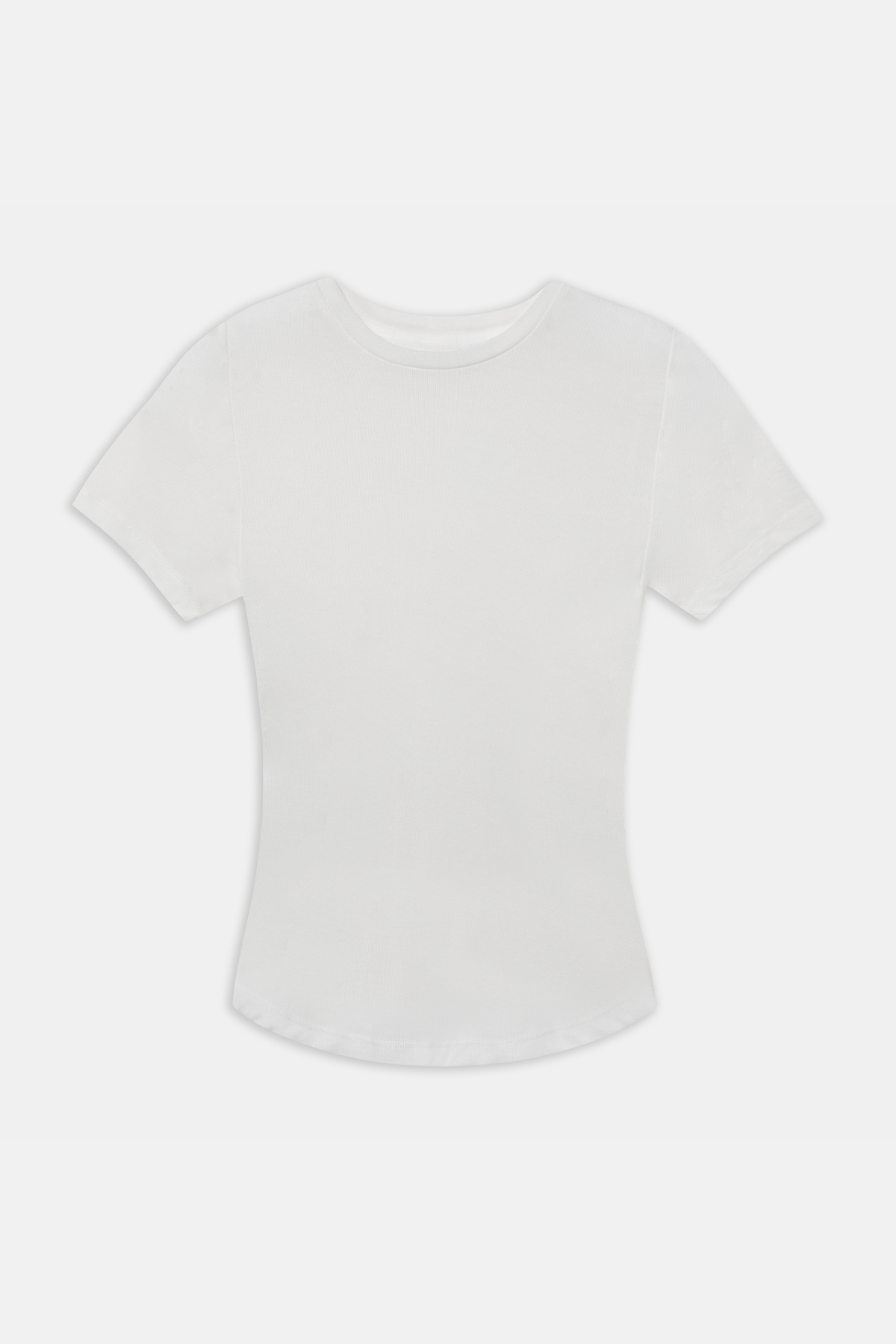 Semi Sheer 90's T Shirt - White