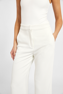 Effortless Wide Leg Trousers - White